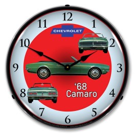 1968 RS Camaro LED Wall Clock Illuminated not Neon