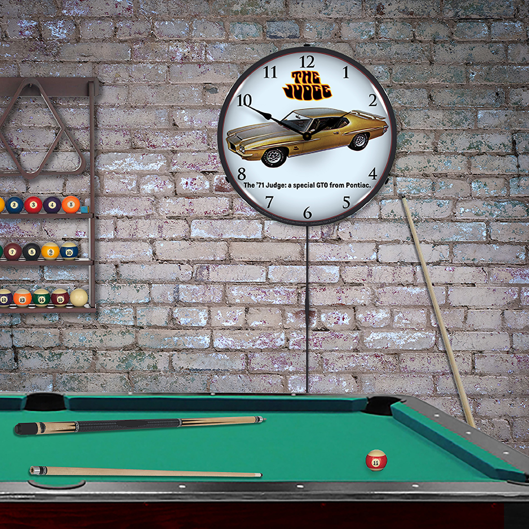 1971 GTO Judge LED Wall Clock Illuminated not Neon 4 1971 GTO Judge LED Wall Clock Illuminated not Neon - Image 4