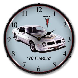 1976 Firebird TA LED Wall Clock Illuminated not Neon