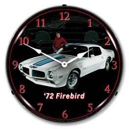 1972 Firebird TA LED Wall Clock Illuminated not Neon