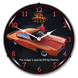 1969 GTO Judge LED Wall Clock Illuminated not Neon