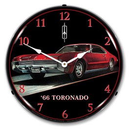 1966 Toronado LED Wall Clock Illuminated not Neon