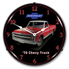 1970 Chevrolet Truck LED Wall Clock Illuminated not Neon