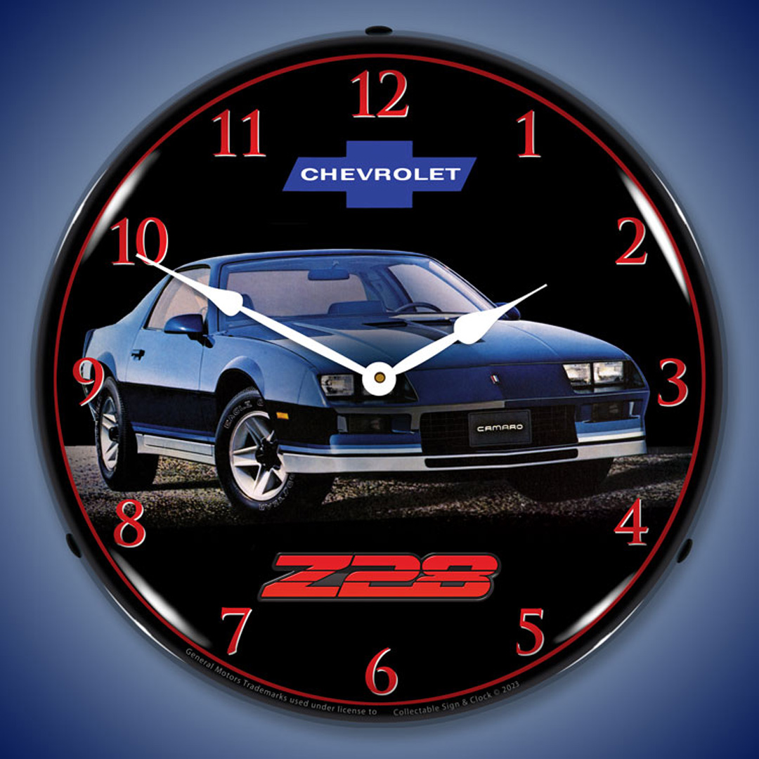 1982 Camaro Z28 LED Wall Clock Illuminated not Neon 2 1982 Camaro Z28 LED Wall Clock Illuminated not Neon - Image 2