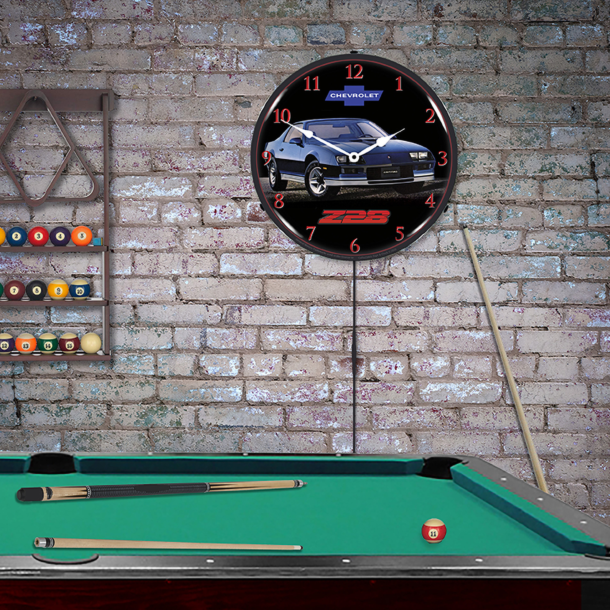 1982 Camaro Z28 LED Wall Clock Illuminated not Neon 4 1982 Camaro Z28 LED Wall Clock Illuminated not Neon - Image 4