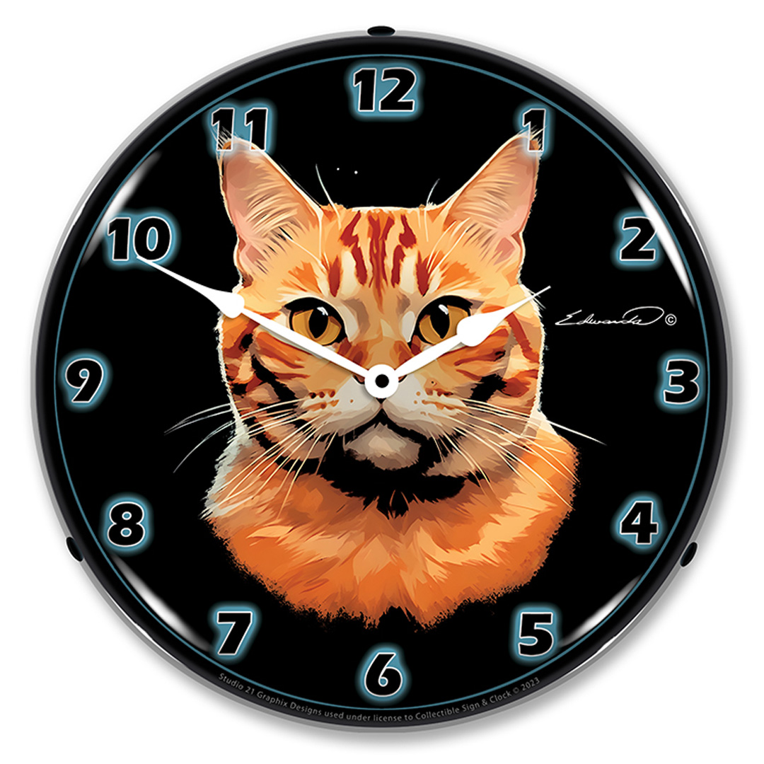 American Shorthair Cat LED Wall Clock Illuminated not Neon 1 American Shorthair Cat LED Wall Clock Illuminated not Neon