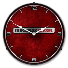 Duramax Diesel LED Wall Clock Illuminated not Neon