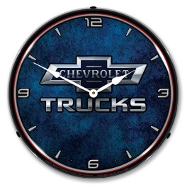 Chevrolet Trucks 100th Anniversary LED Wall Clock Illuminated not Neon