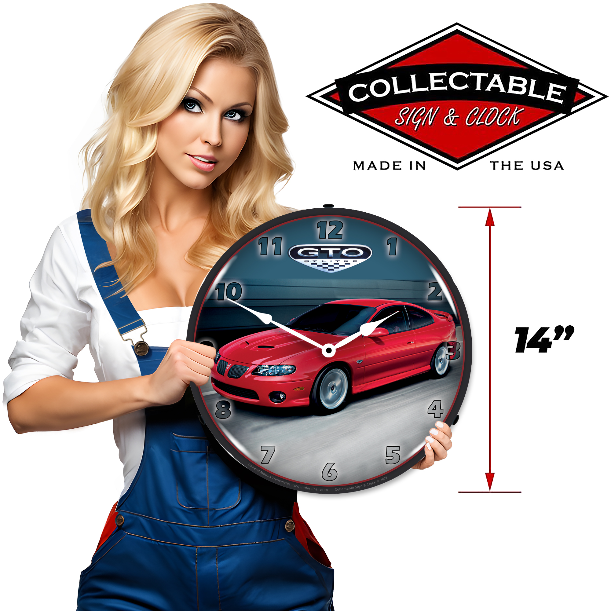 2006 Pontiac GTO LED Lighted Wall Clock 3 2006 Pontiac GTO LED Lighted Wall Clock - Image 3