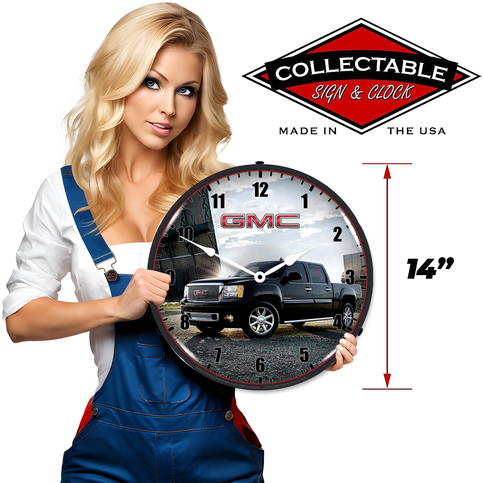 2013 GMC Sierra Truck LED Lighted Wall Clock 3 2013 GMC Sierra Truck LED Lighted Wall Clock - Image 3