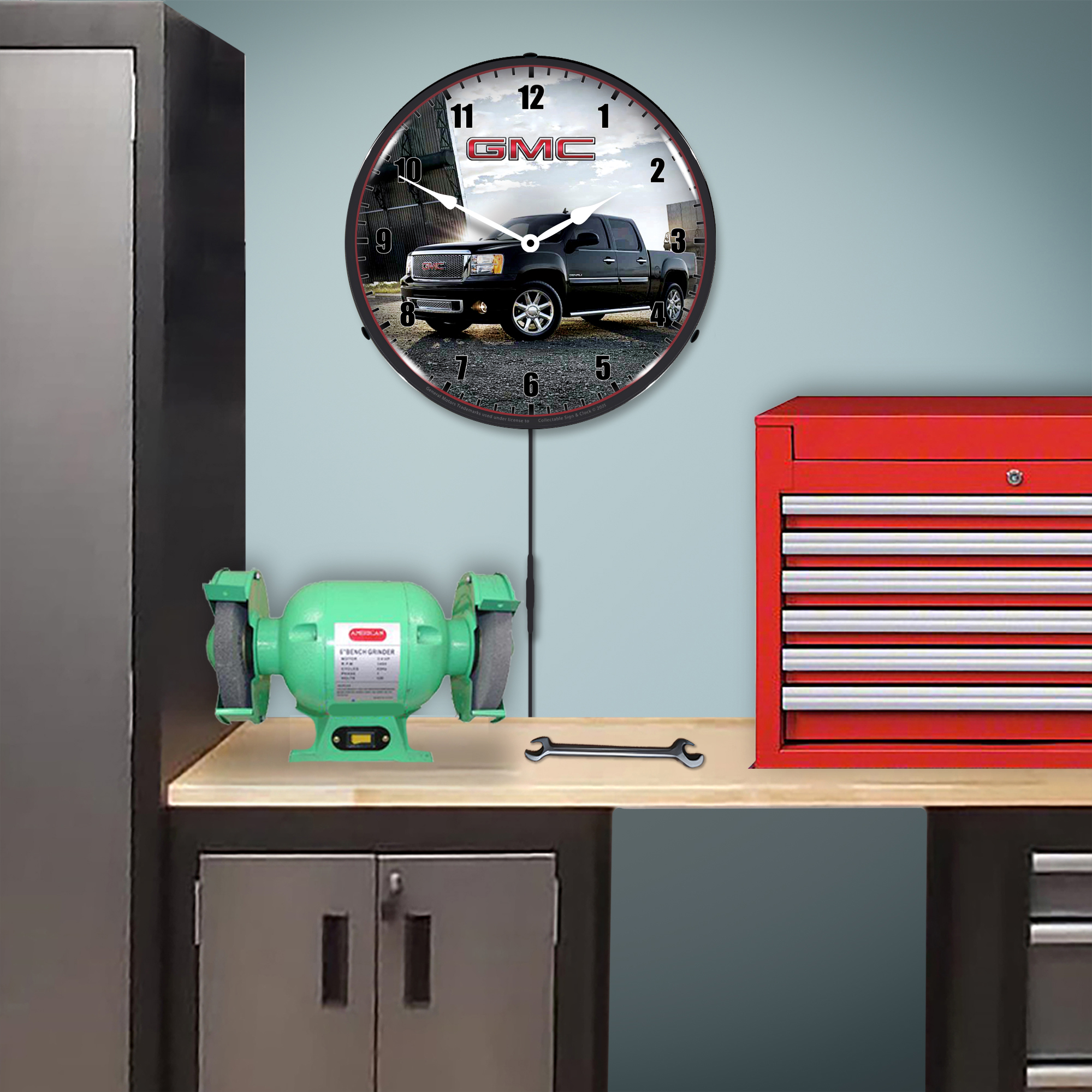 2013 GMC Sierra Truck LED Lighted Wall Clock 4 2013 GMC Sierra Truck LED Lighted Wall Clock - Image 4