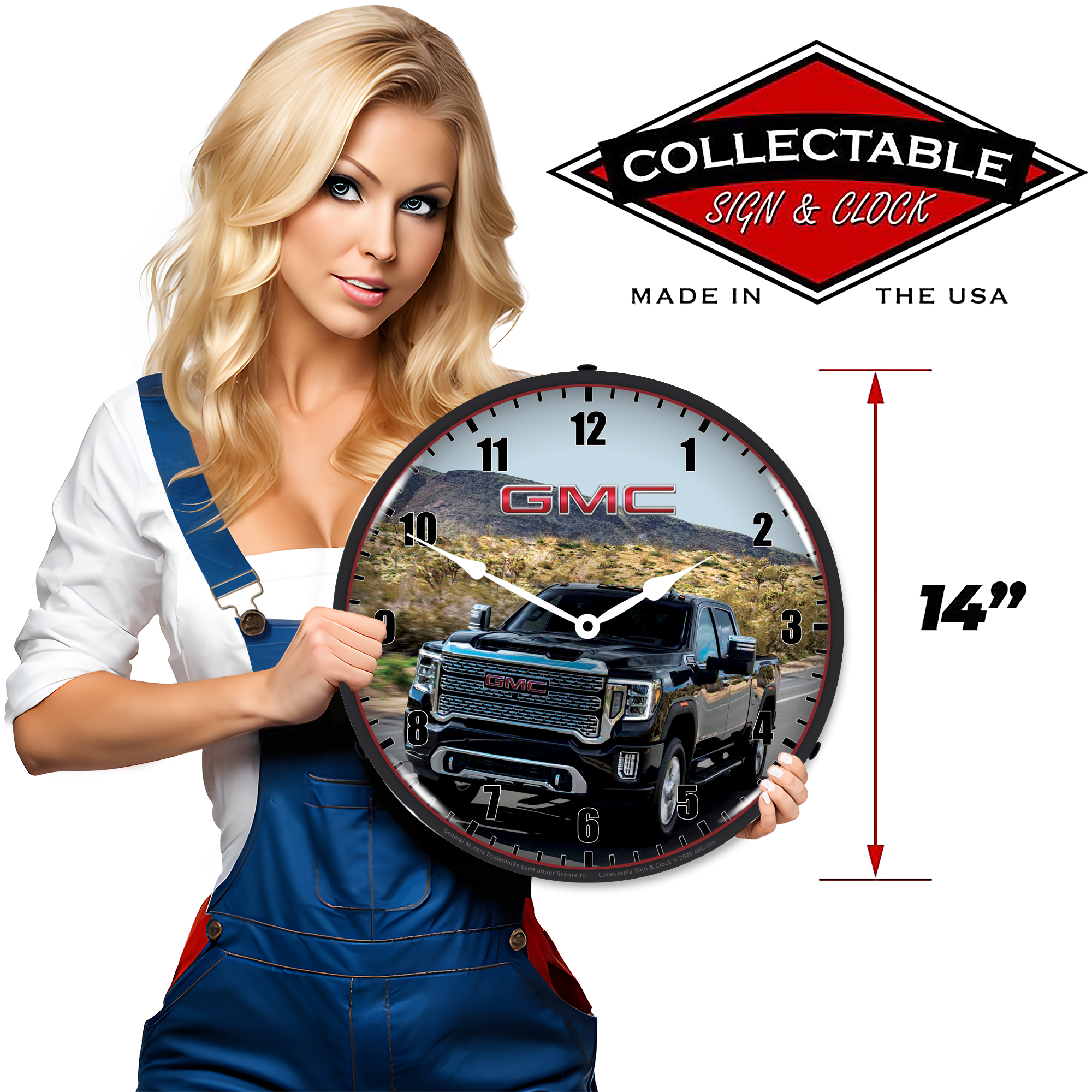 2020 GMC Sierra Truck LED Lighted Wall Clock 3 2020 GMC Sierra Truck LED Lighted Wall Clock - Image 3