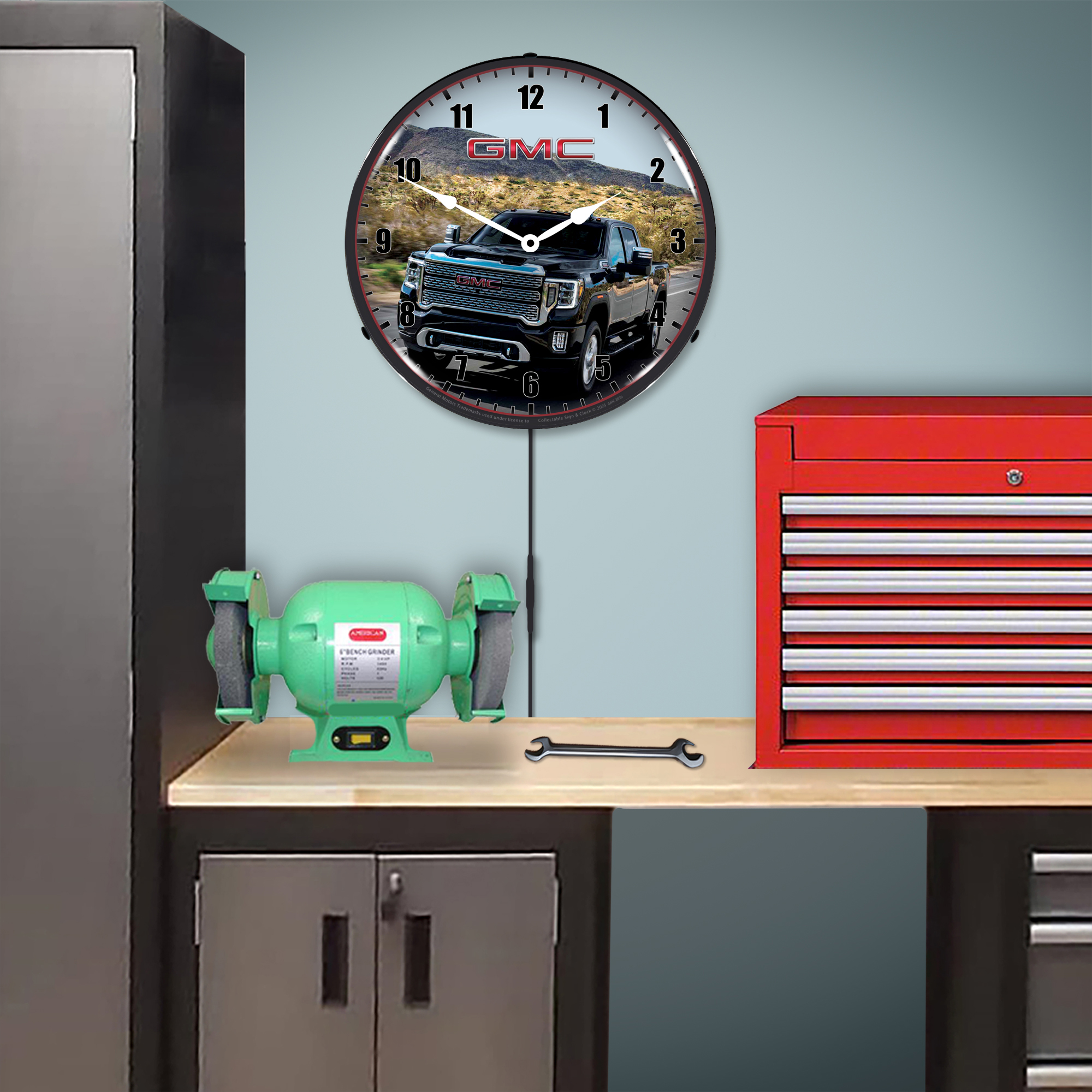 2020 GMC Sierra Truck LED Lighted Wall Clock 4 2020 GMC Sierra Truck LED Lighted Wall Clock - Image 4