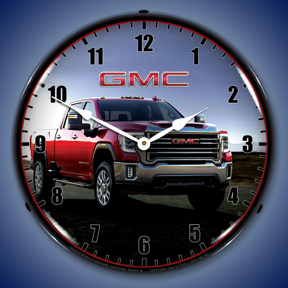 2023 GMC Sierra Truck LED Lighted Wall Clock 2 2023 GMC Sierra Truck LED Lighted Wall Clock - Image 2
