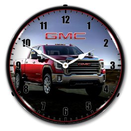 2023 GMC Sierra Truck LED Lighted Wall Clock