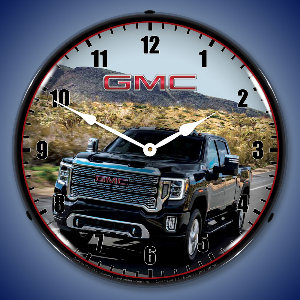 2020 GMC Sierra Truck LED Lighted Wall Clock 2 2020 GMC Sierra Truck LED Lighted Wall Clock - Image 2