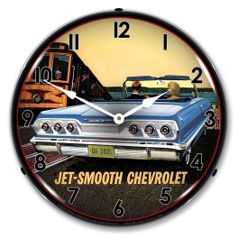 1963 Impala LED Lighted Wall Clock