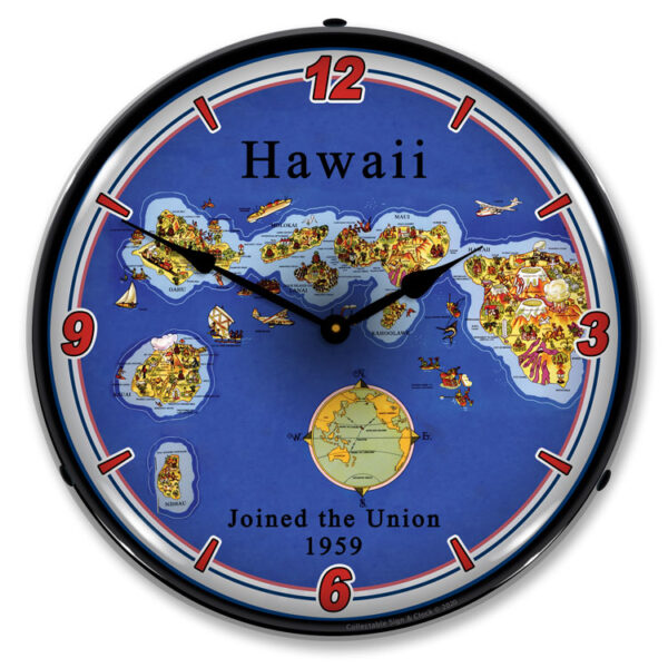 Alternative view of State of Hawaii