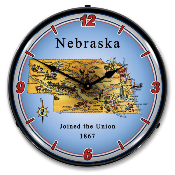 Alternative view of State of Nebraska
