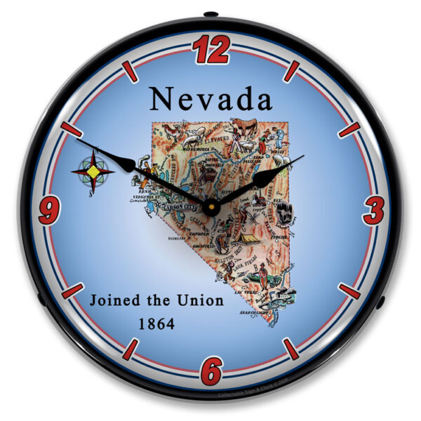 Alternative view of State of Nevada