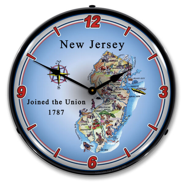 Alternative view of State of New Jersey