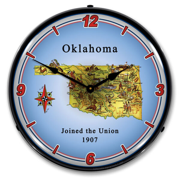 Alternative view of State of Oklahoma