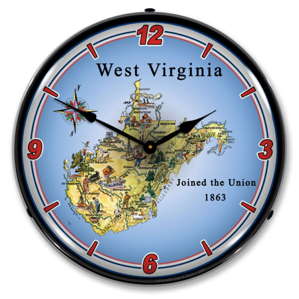 Alternative view of State of West Virginia