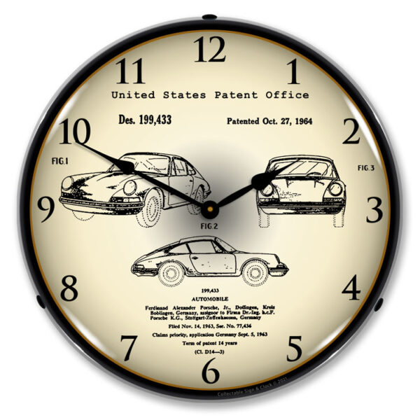 Alternative view of Porsche 911 1964 Patent