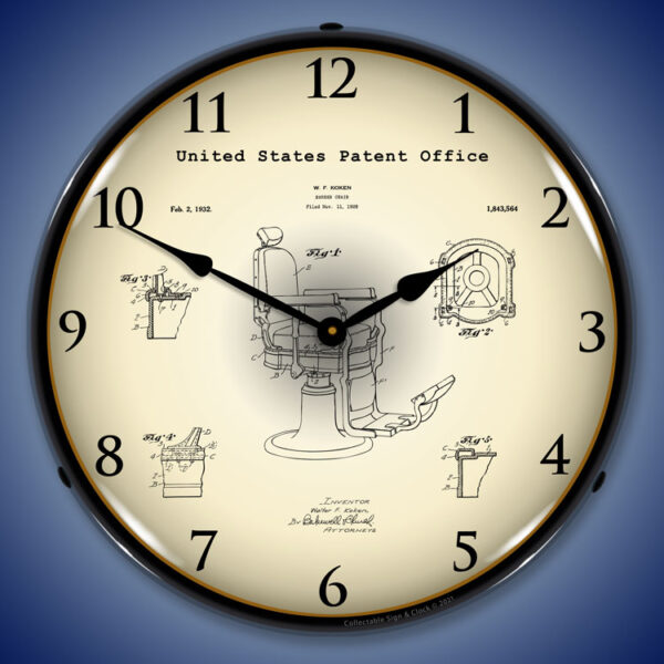 Koken Barber's Chair 1929 Patent