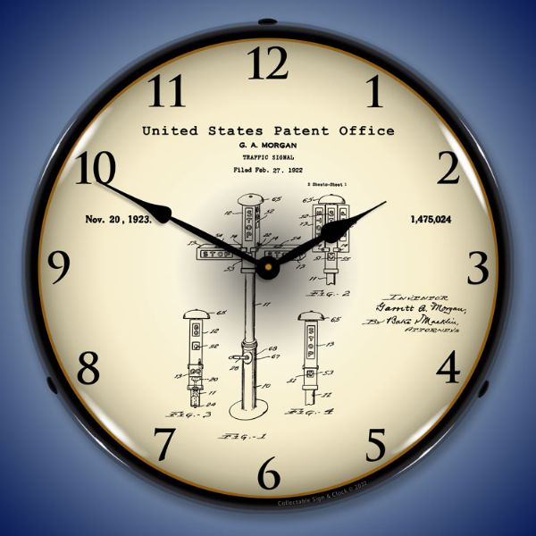 1922 First Traffic Signal G. A. Morgan Patent