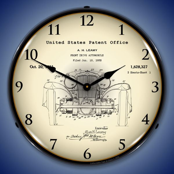 1930 L- 29 Cord A. H. Leamy Front Wheel Drive Patent