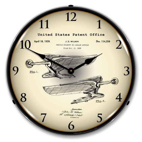 Alternative view of 1939 Packard Radiator Cap - Hood Ornament Patent