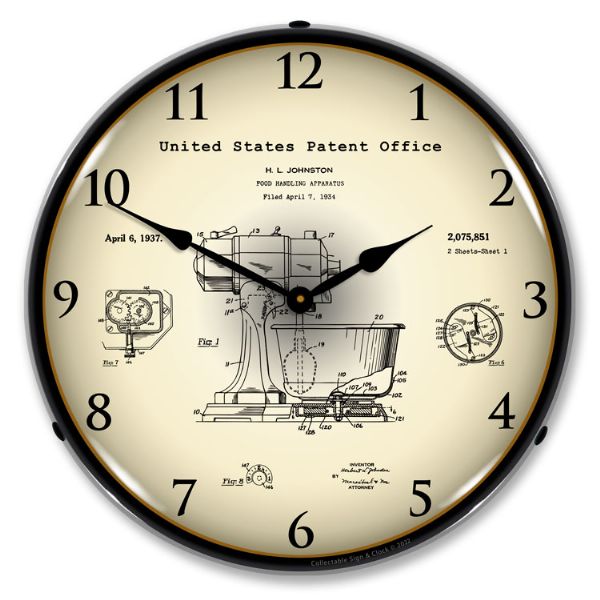 Alternative view of 1934 Kitchen Mixer Patent