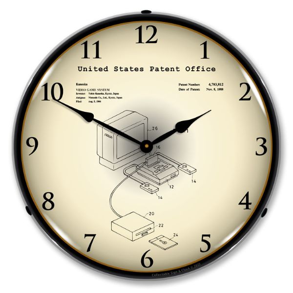 Alternative view of Famicon Video Game System 1986 Patent