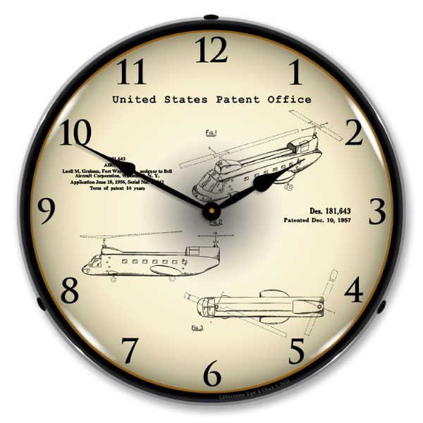 Alternative view of 1956 CH-47 Chinook Helicopter Patent