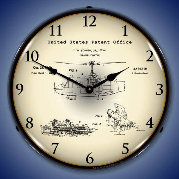 1969 UH-1 Huey Helicopter Patent