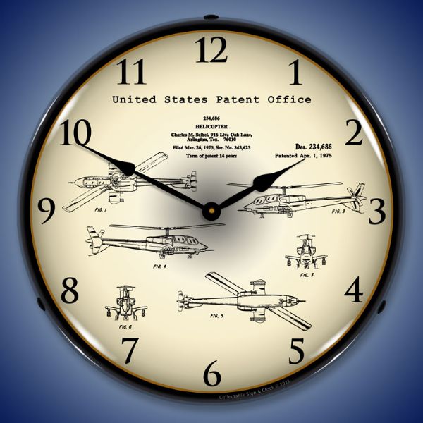 1973 AH-64 Apache Helicopter Patent