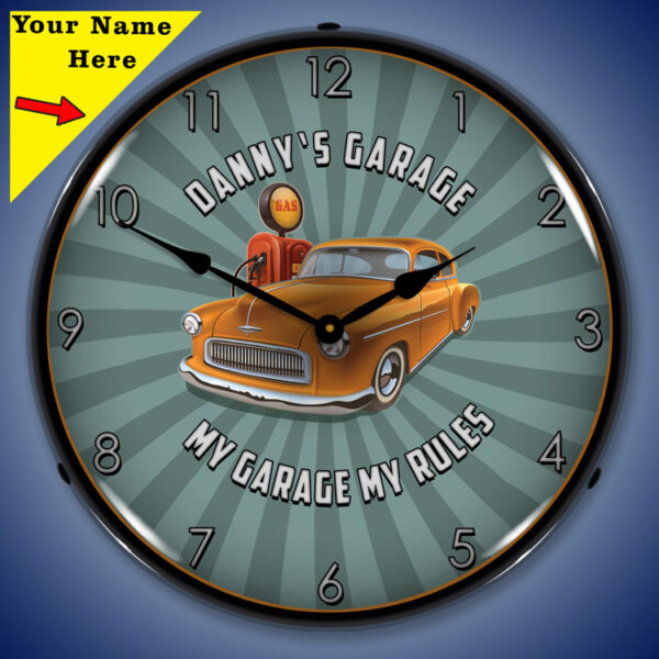 Add Your Name My Garage My Rules