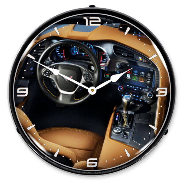 Alternative view of C7 Corvette Dash