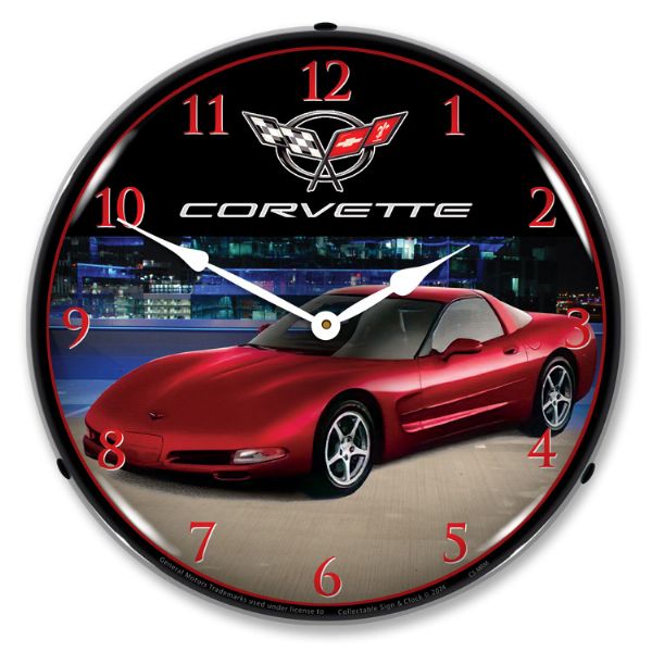 Alternative view of C5 Corvette Magnetic Red Metallic