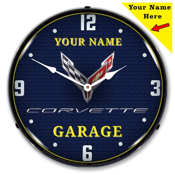 Alternative view of Add Your Name C8 Corvette Garage