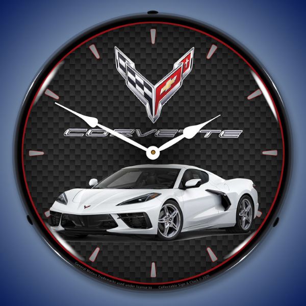 C8 Corvette Arctic White