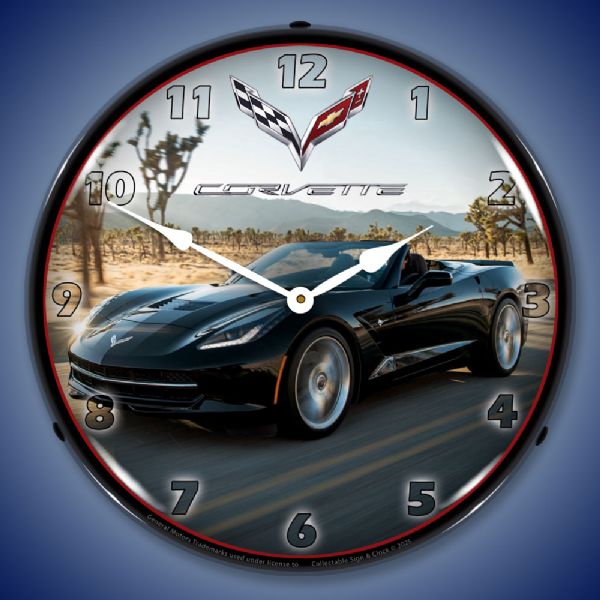 C7 Corvette Convertible in Black