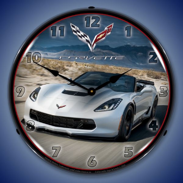 C7 Corvette Convertible in White