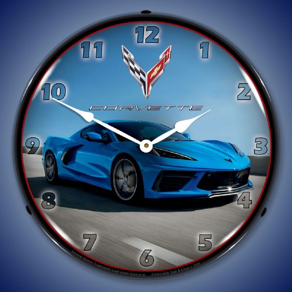 C8 Corvette in Blue