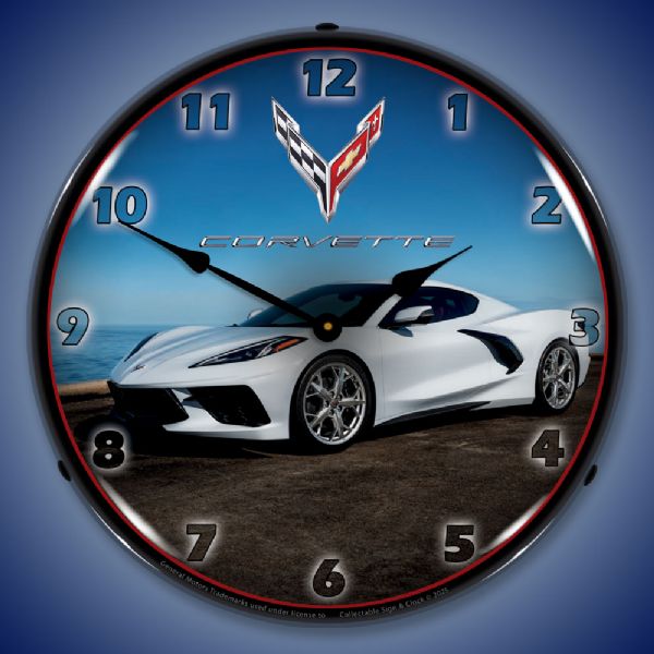 C8 Corvette in White