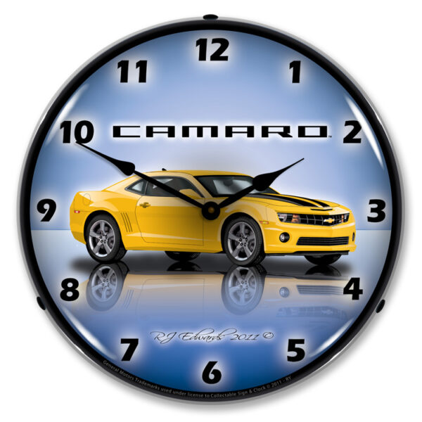 Alternative view of Camaro G5 Rally Yellow