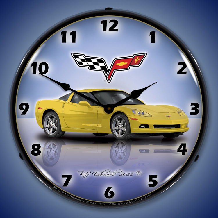 C6 Corvette Velocity Yellow