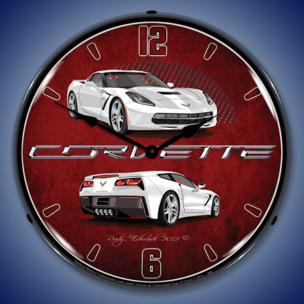 C7 Corvette Artic White