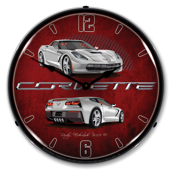 Alternative view of C7 Corvette Blade Silver